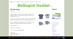 Desktop Screenshot of ekologiskhandel.se